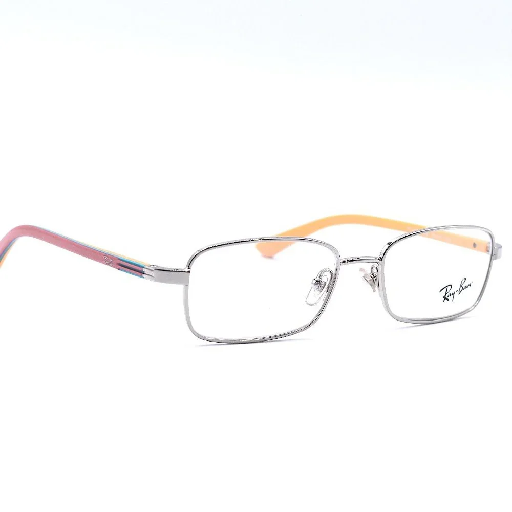 RAY-BAN JUNIOR RB1037 4022 SILVER PINK AUTHENTIC EYEGLASSES FRAME